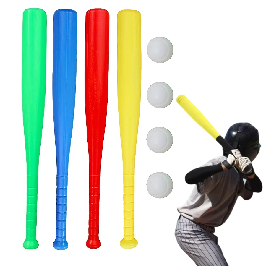 Sports Equipment Bat - 2/4 adet hafif plastik beyzbol sopası