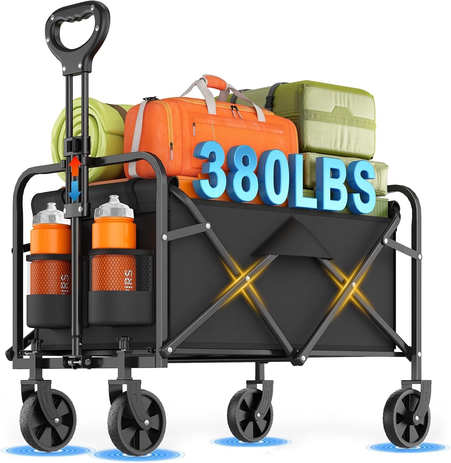 380LBS Tüm Arazi Koşullarına U - Sports Equipment Trolley incelemesi ve fiyatı